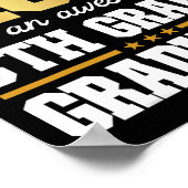 Poster Fier Maman D'Un Superbe Diplômé De 8E Année 2024 2 (Coin)