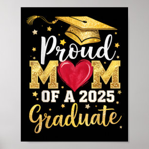 Poster Fier Maman D'Une Maman 2025 Graduate Maman Graduat