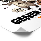 Poster Fier Membre Du Fck Vos Sentiments Génération X (Coin)