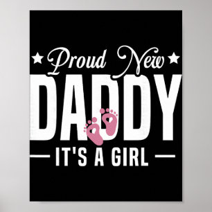 Poster Fier Nouveau Papa C'est Un Premier Papa