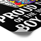 Poster Fier papa le plus dur Sensibilisation sur l'autism (Coin)