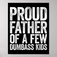 Fier Père De Quelques Enfants Fous Chemise Funny P