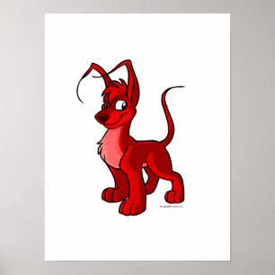 Poster Fier rouge Gelert