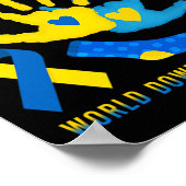 Poster Fier Tante T21 Journée mondiale de sensibilisation (Coin)