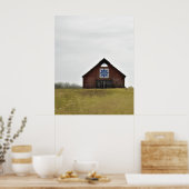 Poster Fier Traditions grange, courtepointe le jour de pl (Cuisine)