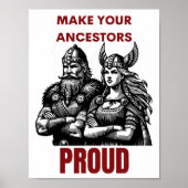 Poster Fier vos ancêtres (Devant)