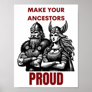 Poster Fier vos ancêtres