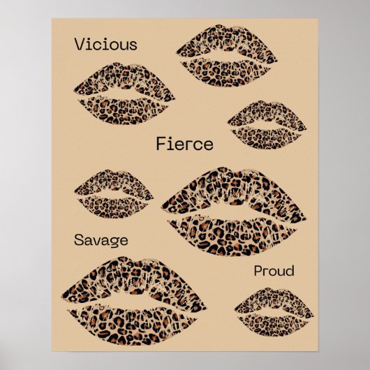 Poster Fierce (Devant)