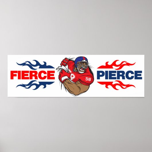 Poster Fierce Pierce (Devant)