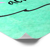 Poster Fière de l'accomplissement Citation motivationnell (Coin)