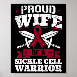 Poster Fière Femme D'Un Guerrier De Cellule De Faucille S