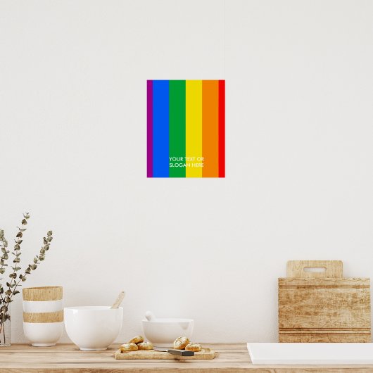Poster Fière GLBTQI (Cuisine)