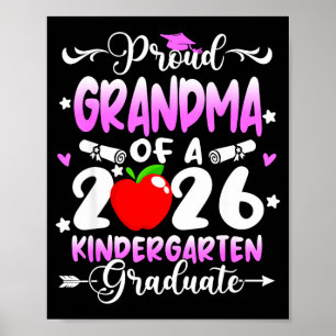 Poster Fière grand-mère de la promotion 2026 de finissant