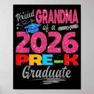 Poster Fière grand-mère de la promotion 2026 de maternell