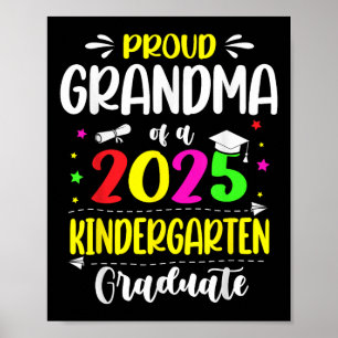 Poster Fière grand-mère d'un diplômé de la promotion 2025