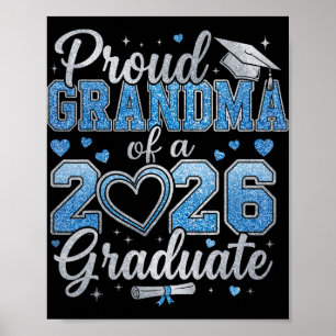 Poster Fière grand-mère d'un diplômé de la promotion 2026