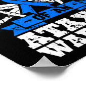 Poster Fière Mama D'Un Ruban De Sensibilisation Des Guerr (Coin)