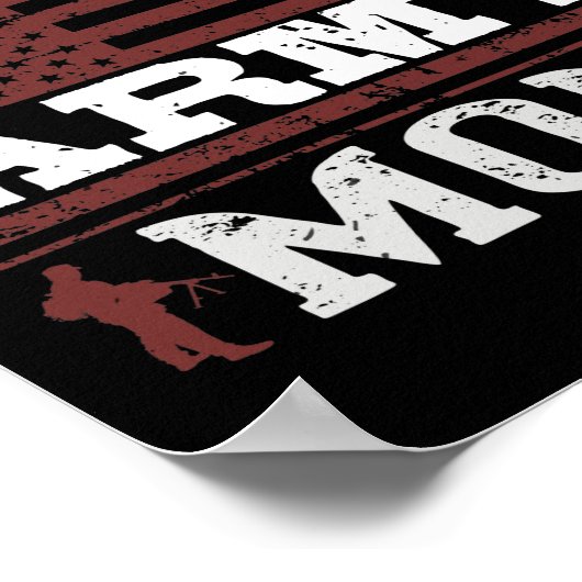 Poster Fière maman de l'armée (Coin)