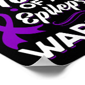 Poster Fière Maman D'Une Épilepsie Guerrière Lauréats De  (Coin)