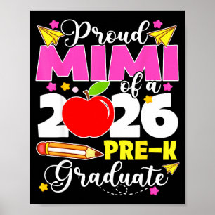Poster Fière mimi de la promotion 2026 de maternelle pour