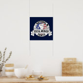 Poster Fière Motivation du mois national des travailleurs (Cuisine)