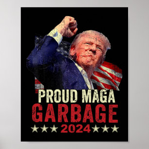 Poster Fière poubelle Trump Supporter 4