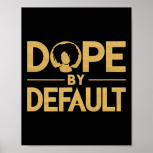 Poster Fière Reine Afro Éduquée Africaine Par Défaut De D