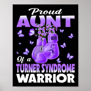Poster Fière Tante D'Un Syndrome De Turner Sensibilisatio