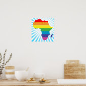 Poster fierté africaine. (Cuisine)