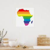 Poster fierté africaine. (Cuisine)