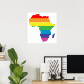 Poster fierté africaine. (Bureau à domicile)