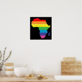 Poster fierté africaine. (Cuisine)
