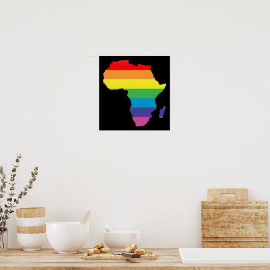 Poster fierté africaine. (Cuisine)
