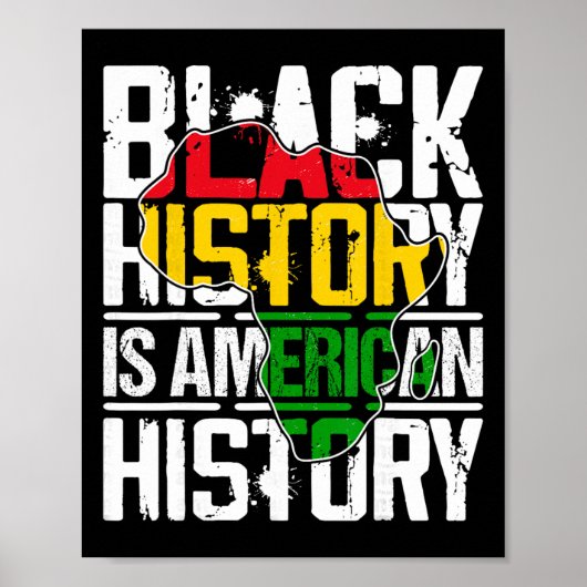 Poster Fierté africaine Juneteenth Mois de l'histoire des (Devant)