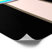 Poster Fierté amour. L'amour est juste. Mois de fierté. A (Coin)