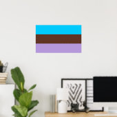 Poster Fierté androsexuelle (Bureau à domicile)