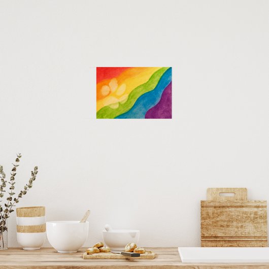 Poster Fierté Avec Chaque Paw (Cuisine)