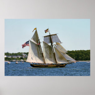 Poster Fierté d'affiche grande de bateau de Baltimore II