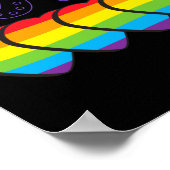 Poster Fierté d'amour. LGBT+Pride. Fierté (Coin)