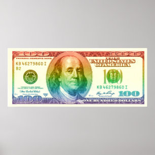 Poster Fierté de 100 $