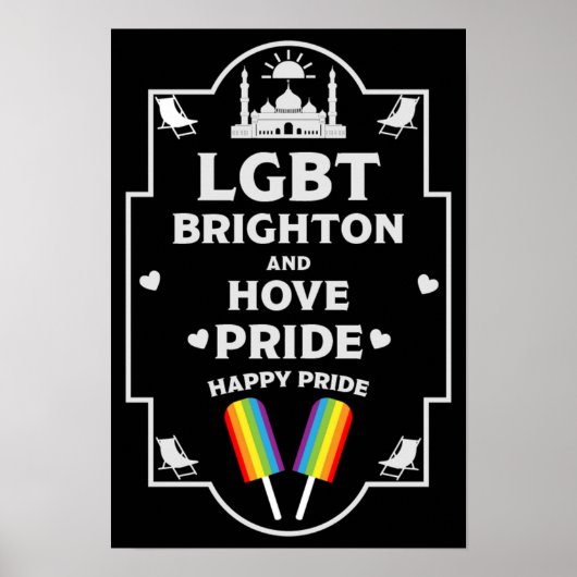 Poster Fierté de Brighton et de Hove (Devant)