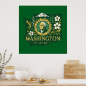Poster fierté de l'État de Washington (Cuisine)
