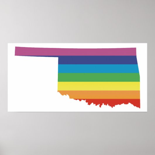 Poster fierté de l'oklahoma. (Devant)