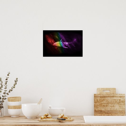 Poster Fierté de requin (Cuisine)