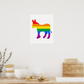 Poster Fierté des démocrates LGBTQ (Cuisine)