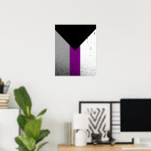 POSTER FIERTÉ DÉSISEXUELLE (Bureau à domicile)