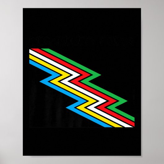 Poster Fierté d'invalidité Mois Sensibilisation Handicap (Devant)
