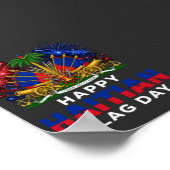 Poster Fierté du Jour du Drapeau Haïtien – Conception Ayi (Coin)