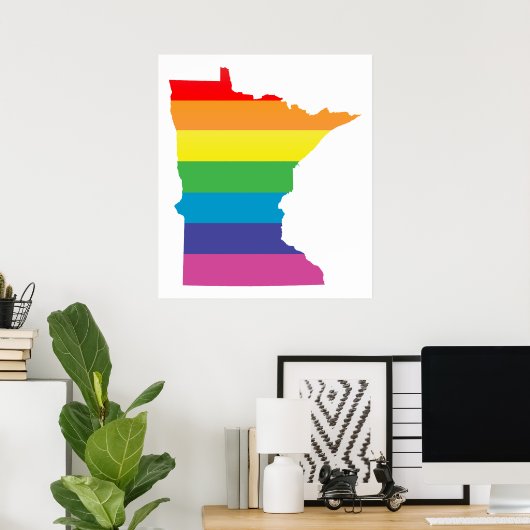 Poster fierté du minnesota. (Bureau à domicile)