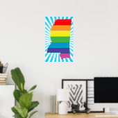 Poster fierté du mississippi (Bureau à domicile)